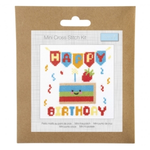 Trimits Mini Cross Stitch - Happy Birthday