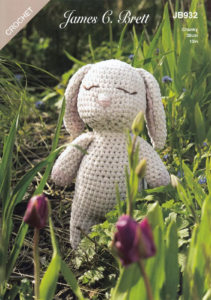 James C Brett Crocht Pattern JB932 Beatrice Bunny