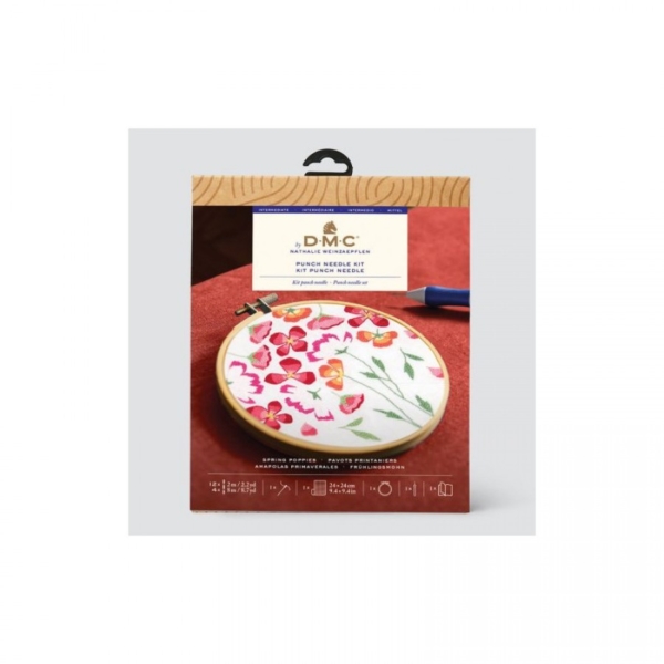 Punch Needle Kit – Spring Poppies – Clark Craft Products