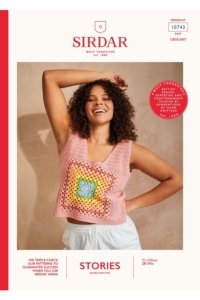 Sirdar Crochet Pattern 10743 Top Using Stories DK