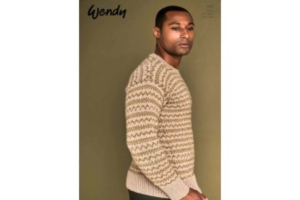 Wendy Wool Knitting Pattern 6168 - Fair Isle Sweater