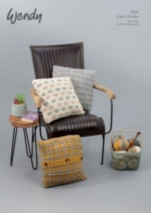 Wendy Wools Cushion Covers Pattern 7009