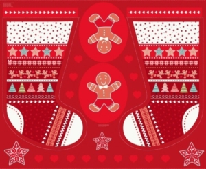 Lewis & Irene Christmas Stocking Panel