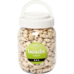 Wooden Beads Assorted Shapes
