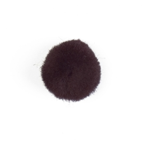 Pom Pom 25mm Black 20pm/pack