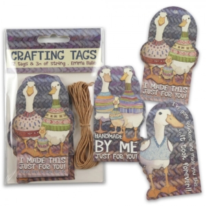 Emma ball Crafting Tags Pk 12