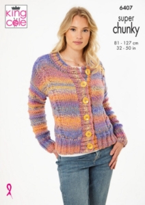 King Cole Knitting Pattern 6407