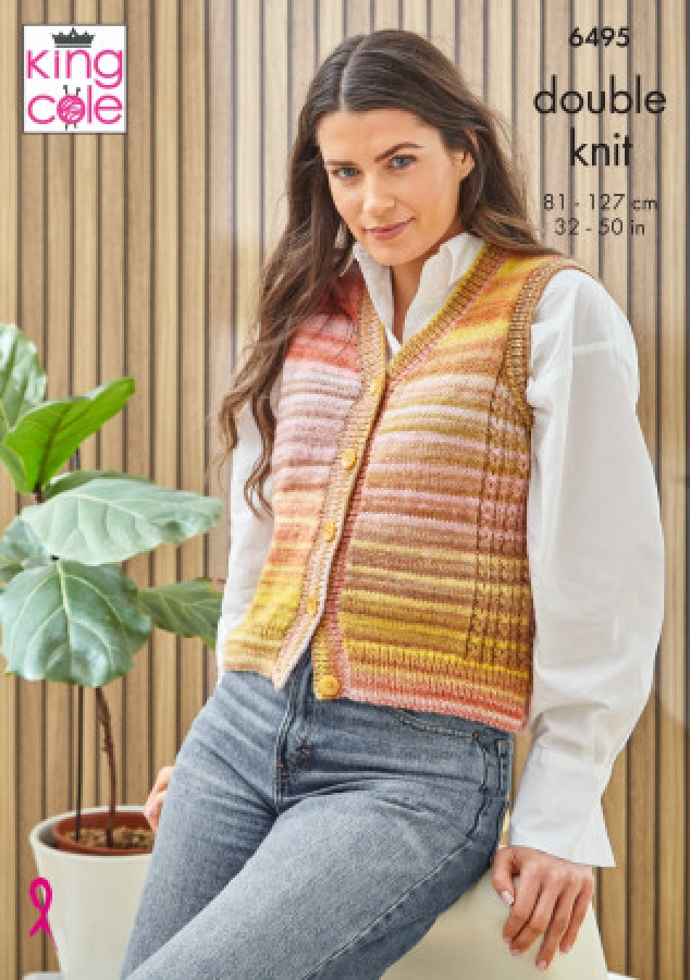 King Cole Knitting Pattern 6495