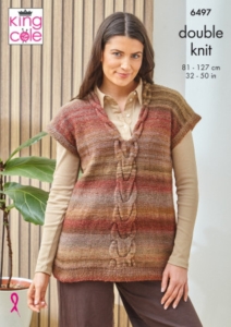 King Cole Knitting Pattern 6497