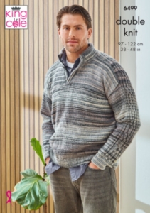 King Cole Knitting Pattern 6499