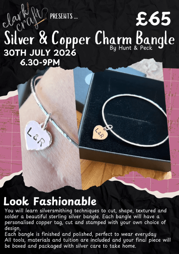 Silver & Copper Charm Workshop with Hunt & Peck