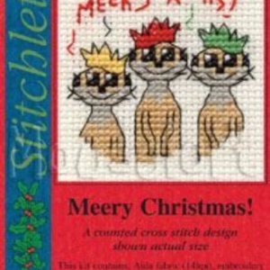 Mouseloft Mini Christmas Cross Stitch Card & Envelope Kit
