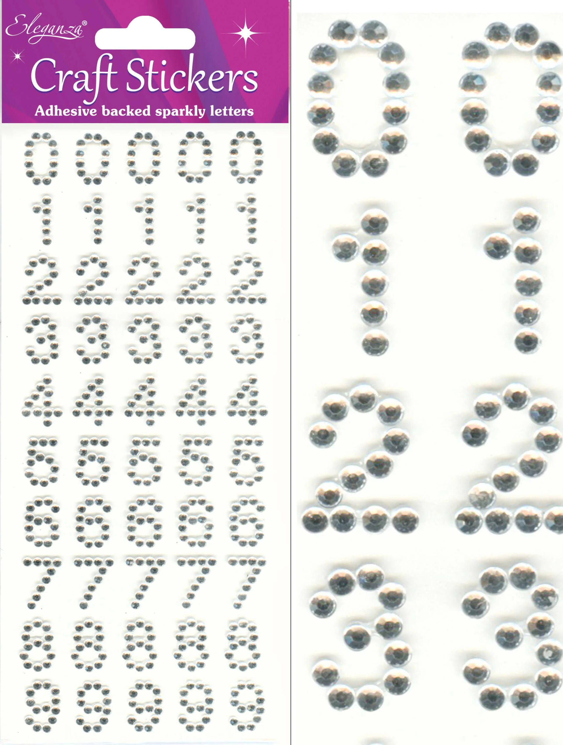 Stickers numbers  x 50