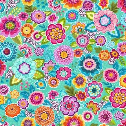 Makower Revival 100% Cotton Material SOLD BY THE METRE