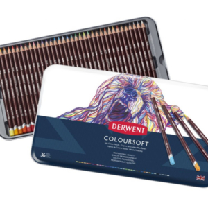 Derwent Coloursoft Pencils Tin of 36