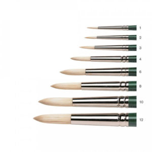 Winton Hog Brush Long Handle - Round