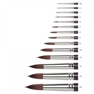 Galeria Acrylic Short Handle Brush - Round