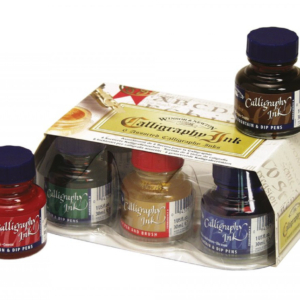 Winsor & Newton Calligraphy Ink - Set of 6 x 30ml Bottles