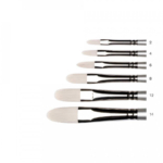 Artisan Synthetic Hog Long Handle Brush - Filbert