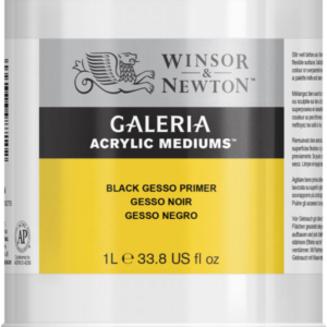 Winsor & Newton Galeria Gesso Primer 1 Litre - Black
