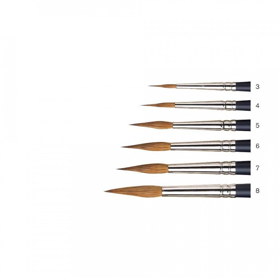 Winsor & Newton Professional Watercolour Sable Brush - Pointed Round