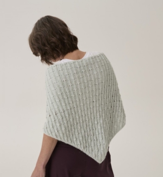 Sirdar Knitted Shawl Pattern 10918