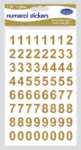 Numerical £d Glitter Stickers