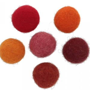 Felted Wool Pompoms