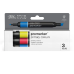Winsor & Newton Promarker Set Primary Colours Pk 3