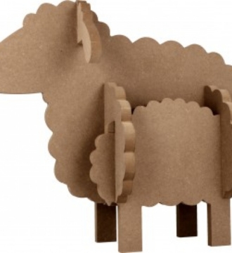 Silhwood 3D MDF Sheep