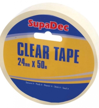 Clear Tape Roll 24mm x 50m