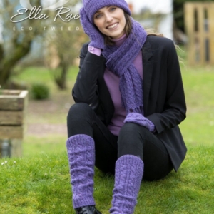 Ella Rae Joy hat, Scarf, Mitts & Legwarmers Pattern