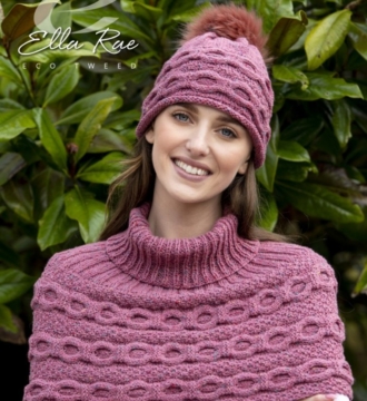 Ella Rae Lucy Hat & Shoulder Cover Pattern
