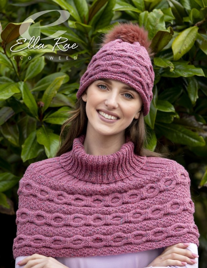 Ella Rae Lucy Hat & Shoulder Cover Pattern