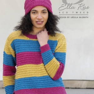 Ella Rae Caroline Sweater & Hat Pattern