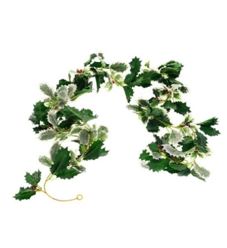 Mixed Holly Garland 2m