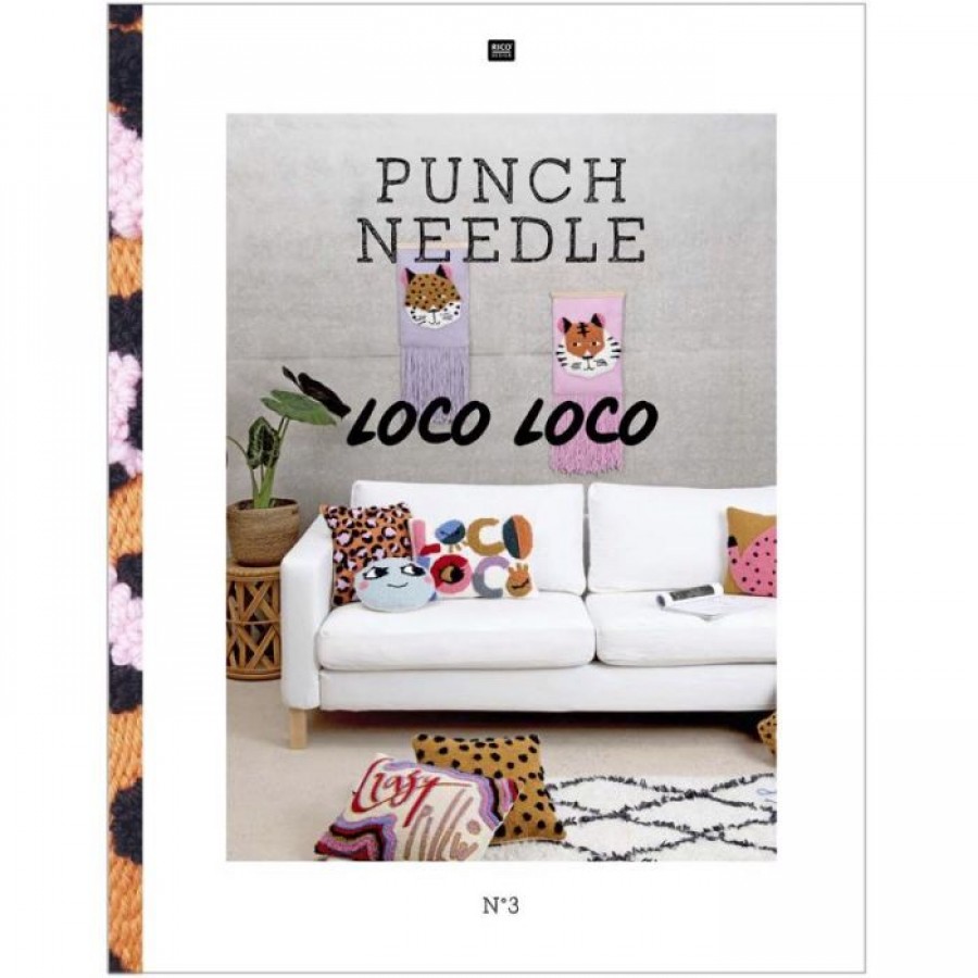 Rico Design Punch Needle Book Loco Loco No 3