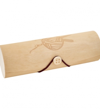 Wooden Crochet Hook Case