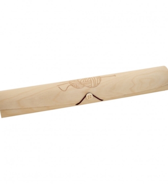 Wooden Knitting Pin Case