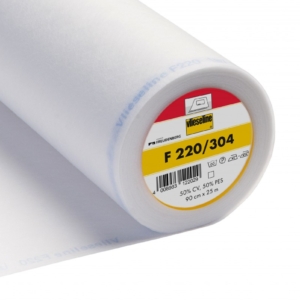 Interlining: Medium: Standard: Iron-on  White SOLD BY THE METRE