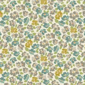 Dogwood Flower Box Fabric By Makower Sold By The Metre 100% Cotton