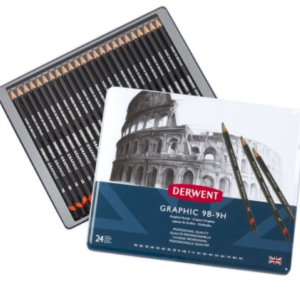 Derwent Graphic Pencils - Tin of 24