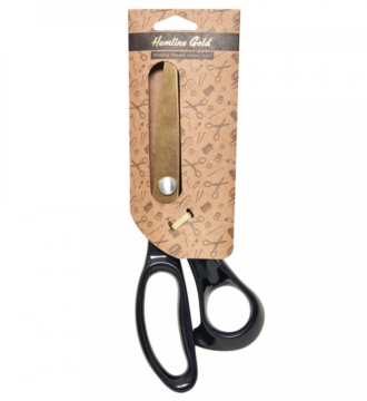 Hemline Gold Premium Brushed Gold Pinking Shears (23.5cm / 9.25")