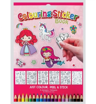 Colouring Sticker Book
