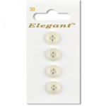 Sirdar Elegant Buttons - White 11mm