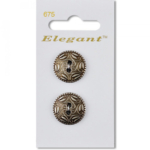 Sirdar Elegant Buttons - Antique Silver 19mm