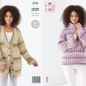 King Cole Knitting Pattern 5735