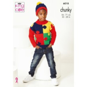 King Cole Knitting Pattern 6018