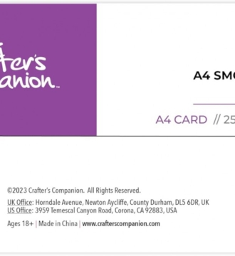 Crafters Companion A4 Smooth White Card Pack