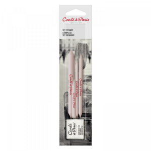 Conté à Paris Set of Blending Stumps & Eraser